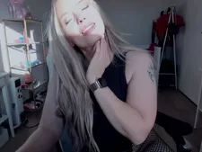 Erotische snapshot van het schitterende lichaam van webcam babe Ninaxnina