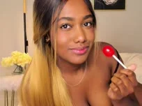 Zoete lollipop om op te zuigen